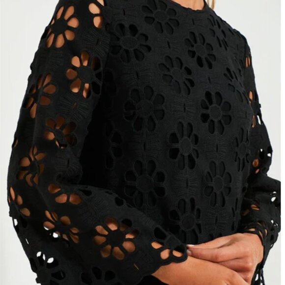 Tuckernuck dress - Noir eyelet Hutton dress - Picture 2 of 6